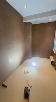 Walls skimmed and ready
